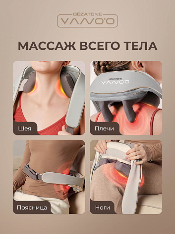 Массажер для шеи и плеч роликовый беспроводной ZenPro AMG496, Gezatone 12
