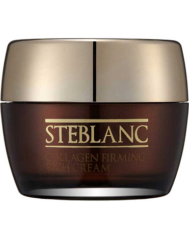 Питательный крем лифтинг для лица с коллагеном Collagen Firming Rich Cream Steblanc 1