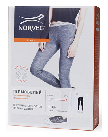 Термолеггинсы женские Norveg, серии City Style 7