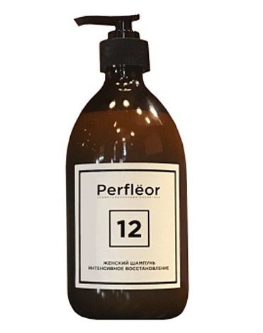 Шампунь для волос интенсивное восстановление 12, Perfleor 2