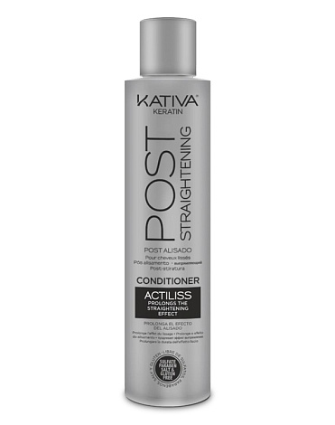 Кондиционер поддерживающий и продлевающий эффект выпрямления волос IRON FREE Kativa, 300 мл 1
