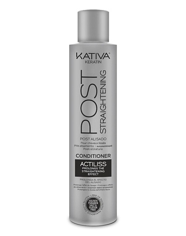 Кондиционер поддерживающий и продлевающий эффект выпрямления волос IRON FREE Kativa, 300 мл 1