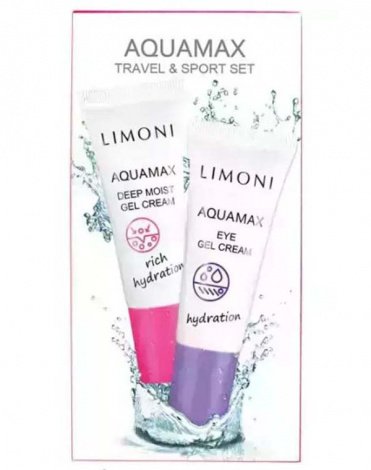 Набор Travel & Sport Set (Aquamax Deep Moist Gel Cream 25ml+Aquamax Eye Gel Cream 25ml) LIMONI  2