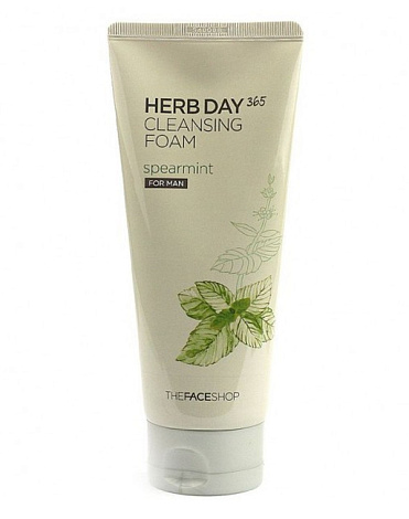 Пенка для умывания с экстрактом мяты Herb Day Cleansing Foam, The Face Shop, 170 мл 1