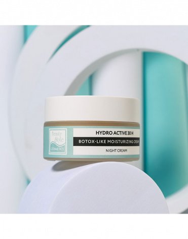 Ночной увлажняющий крем "Botox - like hydro active" с ботоэффектом, Beauty Style, 30 мл 10