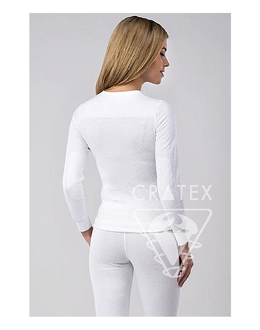 Кофточка женская с ангорой (бел) CRATEX (р.XXL) 2