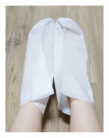 Набор маска-носочки для ног с сухой эссенцией Dry essence Foot Pack, Petitfee, 10 шт 4