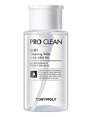 Очищающая вода Pro Clean Soft Cleansing Water, Tony Moly 1