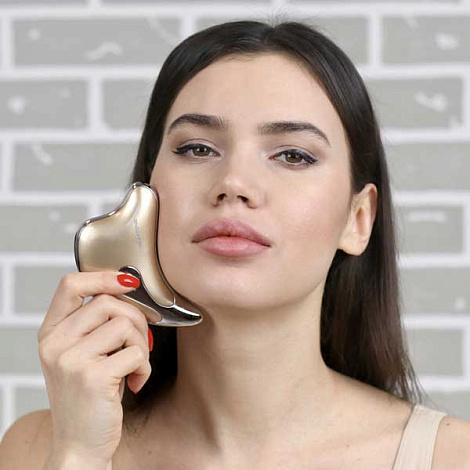 Массажер-скребок гуаша и микротоки для лица m911 Gezatone 9