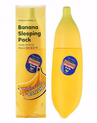 Ночная маска для лица Magic Food Banana Sleeping Pack, Tony Moly 3