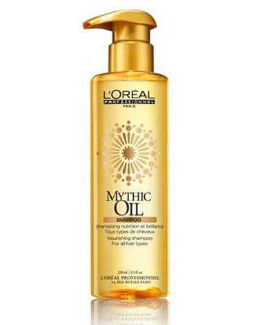 Питательный шампунь для всех типов волос Mythic Oil, Loreal 1