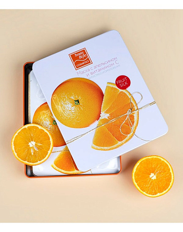 Тканевая маска с апельсином и витамином С "Антистресс и омоложение", Beauty Style, 7 шт 5