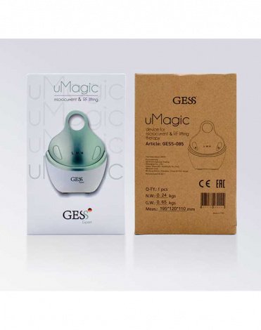 Микротоковый массажер с функцией RF лифтинга для лица и тела uMagic, Gess 8