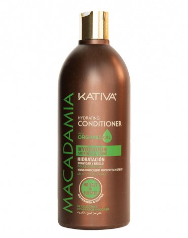 Кондиционер для нормальных и поврежденных волос увлажняющий MACADAMIA Kativa, 550 мл. 2