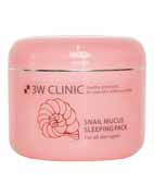 Маска для лица ночная "Улиточный Муцин" Snail Mucus Sleeping Pack, 3W Clinic, 100 мл Маска для лица ночная "Улиточный Муцин" Snail Mucus Sleeping Pack, 3W Clinic, 100 мл