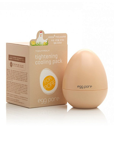 Маска сужающая поры Egg Pore Tightening Cooling Pack 2, Tony Moly 1