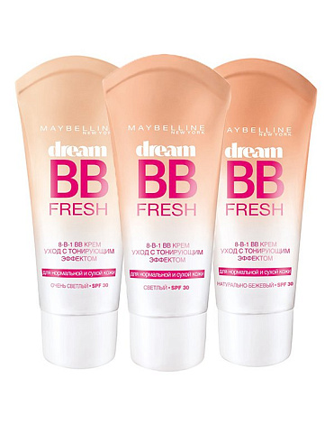 Тональный крем ВВ Dream fresh, MAYBELLINE 2