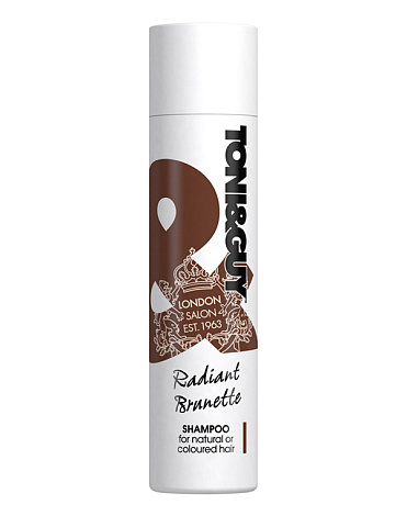 Шампунь сохранение цвета и блеска темных волос Radiant Brunette Shampoo, Toni&Guy, 250 мл 1