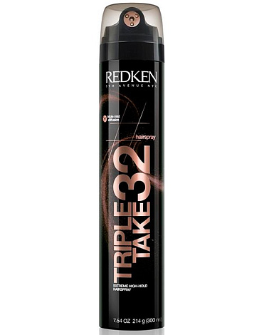 Спрей ультра-сильной фиксации с тройным распылителем 32 Triple Take 32, Redken, 300 мл 1