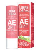 Гигиеническая помада питательная дикая клубника АЕвит, Librederm, 4 гр Гигиеническая помада питательная дикая клубника АЕвит, Librederm, 4 гр