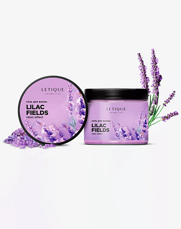 Соль для ванны LILAC FIELDS, LETIQUE COSMETICS 1