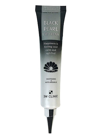 Крем для глаз с экстрактом Черного жемчуга Black pearl Eye Cream Whitening, 3W Clinic, 40 мл 1