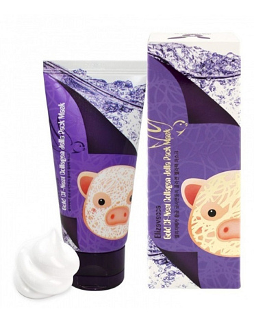 Маска-пленка для лица Gold CF-Nest Collagen Jella Pack Mask Elizavecca, 80 мл 2