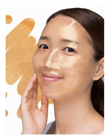 Набор гидрогелевые маски для лица с Золотом Gold Hydrogel mask Pack, Petitfee, 5 шт 6