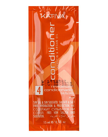 Кератин. выпрямление и восстан. волос с маслом Арганы KERATINA, Kativa 5