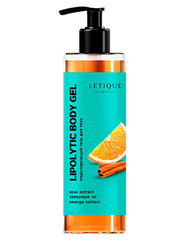 Гель для тела с жиросжигающим эффектом LIPOLYTIC BODY GEL, 200 мл NEW, LETIQUE COSMETICS 1