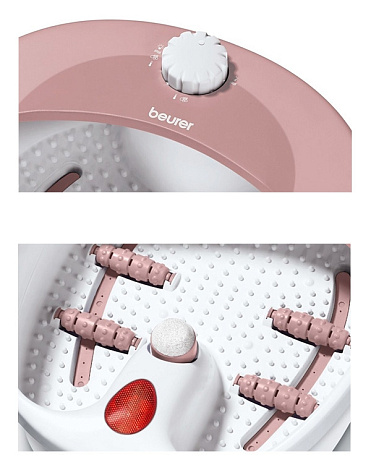 Гидромассажная ванночка для ног FB 20, Beurer, белый/розовый 2
