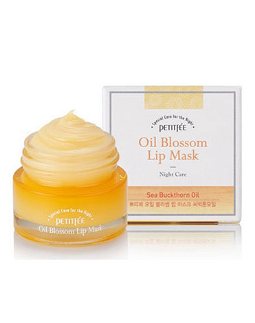 Маска для губ с витамином Е и маслом облепихи Oil Blossom Lip mask, Petitfee, 15 гр 3