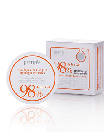 Набор гидрогелевых патчей для век Коллаген Q 10 Collagen & Co Q10 Hydrogel eye Patch, Petitfee, 60 шт 1