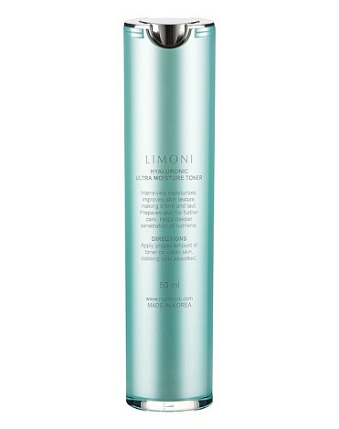 Ультраувлажняющий тонер с гиалуроновой кислотой Hyaluronic Ultra Moisture Toner Limoni, 50 мл 2