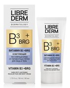 Крем осветляющий от пигментных пятен для лица и тела Dermatology BRG+Витамин В, Librederm, 50 мл Крем осветляющий от пигментных пятен для лица и тела Dermatology BRG+Витамин В, Librederm, 50 мл