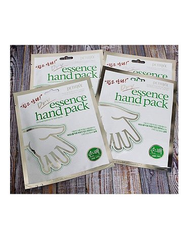 Набор маска-перчатки для рук с сухой эссенцией Dry essence Hand Pack, Petitfee, 10 шт 4