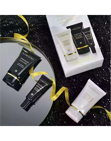 Набор Premium Syn-Ake Anti-Wrinkle Care Set (Sleeping Mask 50ml+Eye Cream 25ml+Light Cream 50ml), LIMONI 11