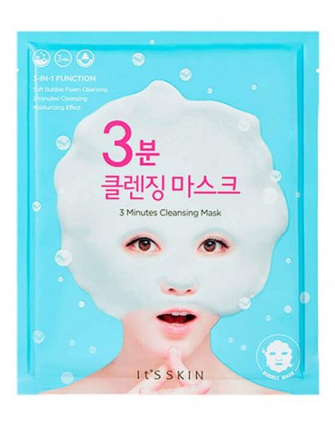 Кислородная очищающая тканевая маска "3 minutes", It's Skin, 22 г 1
