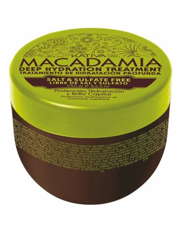 Интенсивно увлажняющая маска для волос  Macadamia, Kativa, 500мл 1