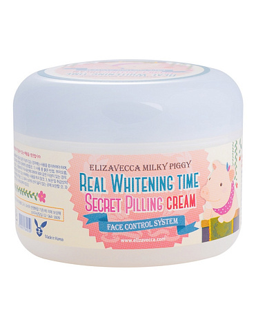 Пилинг-крем для лица Milky Piggy Real Whitening Time Secret Pilling Cream Elizavecca, 100 мл 1