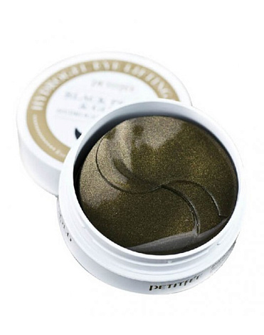 Набор гидрогелевых патчей для век Жемчуг и Золото Black Pearl & Gold Hydrogel eye Patch, Petitfee, 60 шт 2