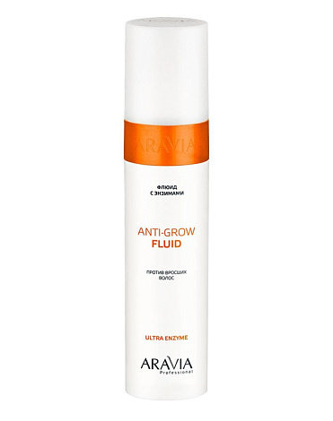 Флюид с энзимами против вросших волос Anti-Grow Fluid,  ARAVIA Professional, 250 мл 1