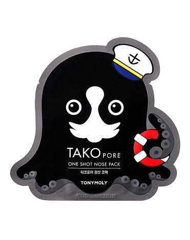 Пластырь для носа Tako Pore One Shot Nose Pack Tony Moly 1 шт 1