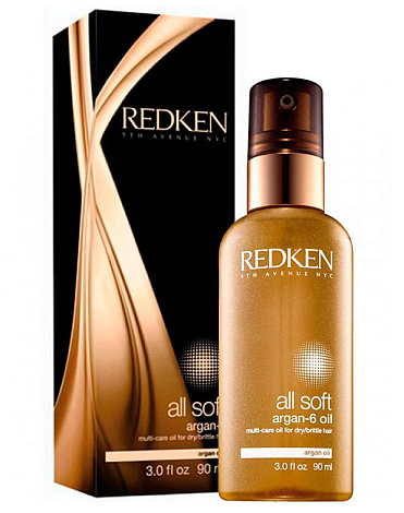 Масло аргановое All Soft Argan-6 Oil, Redken, 6*90 мл 1