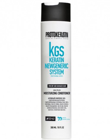 Кондиционер интенсивное увлажнение Aqua Splash Moisturizing Conditioner 300 мл Protokeratin 1