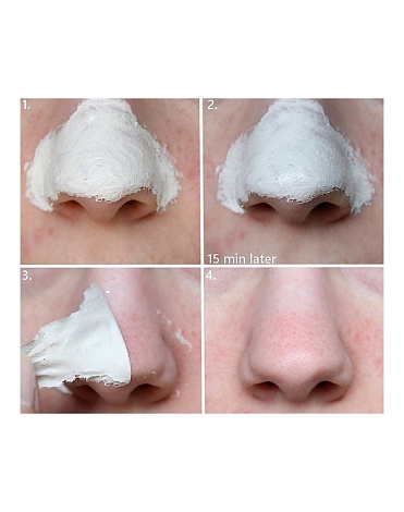 Глиняная маска от черных точек для носа Jeju Volcanic Lava Peel Off Clay Nose, The Face Shop, 50 мл 2