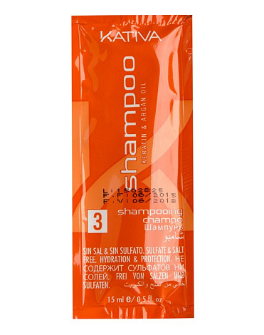 Кератин. выпрямление и восстан. волос с маслом Арганы KERATINA, Kativa 4