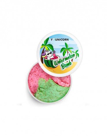 Арбузный скраб-суфле для тела WATERMELON BOMB, с маслами Ши и Манго, 250мл Younicorn 2