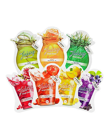 Тканевые маски для лица "Juicy Mask", Holika Holika 1