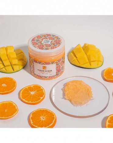 Сахарный скраб «Мандарин и манго» для ног, рук и тела, 450мл Beauty Style 4